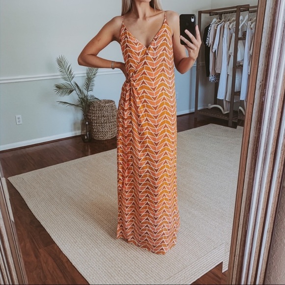 Free People Dresses & Skirts - Free People Orange Siren Maxi Sundress